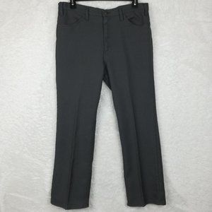 Vintage Levi's Mens Pants Straight‎ Leg Regular Fit Work Dark Gray 38x30